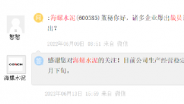 裁員！海螺辟謠！一線員工漲20%工資！