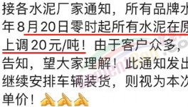 排隊(duì)！“搶購”水泥！漲價有“套路”！
